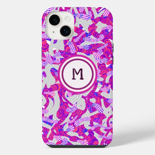 Gemustert iPhone Hülle (Rückseite)