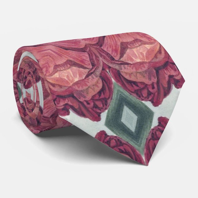 Gemustert Krawatte (Gerollt)