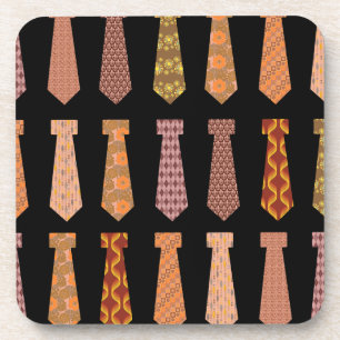 Gemustert Neckties Untersetzer