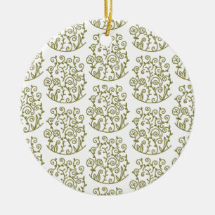 gemustert schwenken keramikornament
