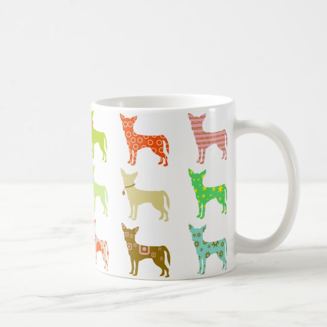 GemustertChihuahua Kaffeetasse (Rechts)