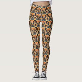 Gemusterte Art Deco Leggings