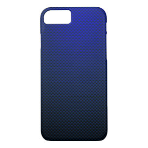 Gemusterte Blue Black Carbon Case-Mate iPhone Hülle