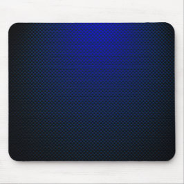 Gemusterte Blue Black Carbon Mousepad