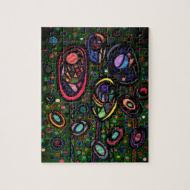 Gemusterte Blume Puzzle