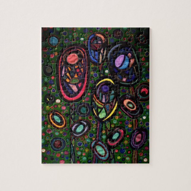 Gemusterte Blume Puzzle (Vertikal)