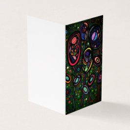 Gemusterte Blume Visitenkarten