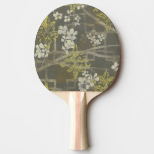 Gemusterte Blüten-Niederlassung I Tischtennis Schläger