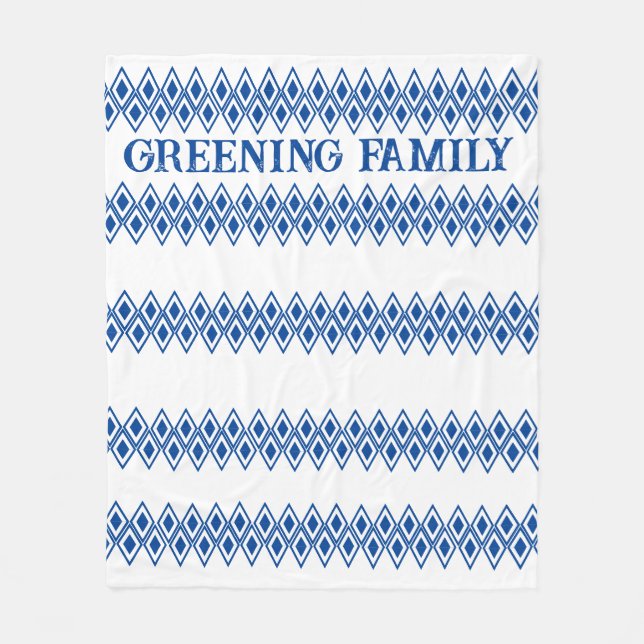 Gemusterte Decke (Vorderseite)