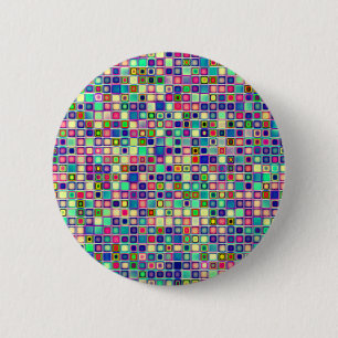 Gemusterte Fliesen im mehrfarbigen 'Gummibärchen'- Button