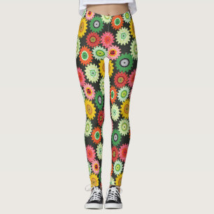 Gemusterte Geber Leggings