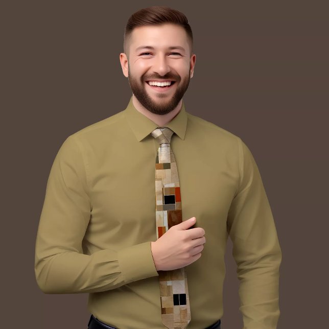 Gemusterte Krawatte des geometrischen Rechtecks (Von Creator hochgeladen)