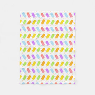 Gemusterte leckere Sommerkollektion Popsicle & Dot Fleecedecke