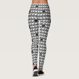 Gemusterte Leggings der Schafe