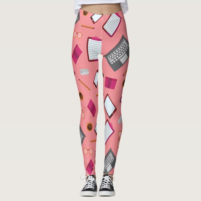 Gemusterte Leggings für intelligente Geräte (Vorderseite)