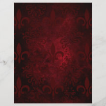 Gemusterte Lilie Rot und Schwarz