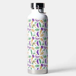 Gemusterte Mardi Gras Trinkflasche