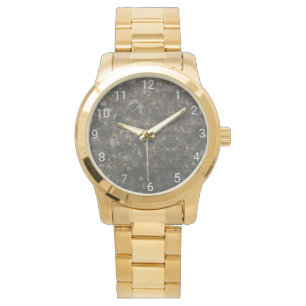 Gemusterte Marmorüberwachung Armbanduhr