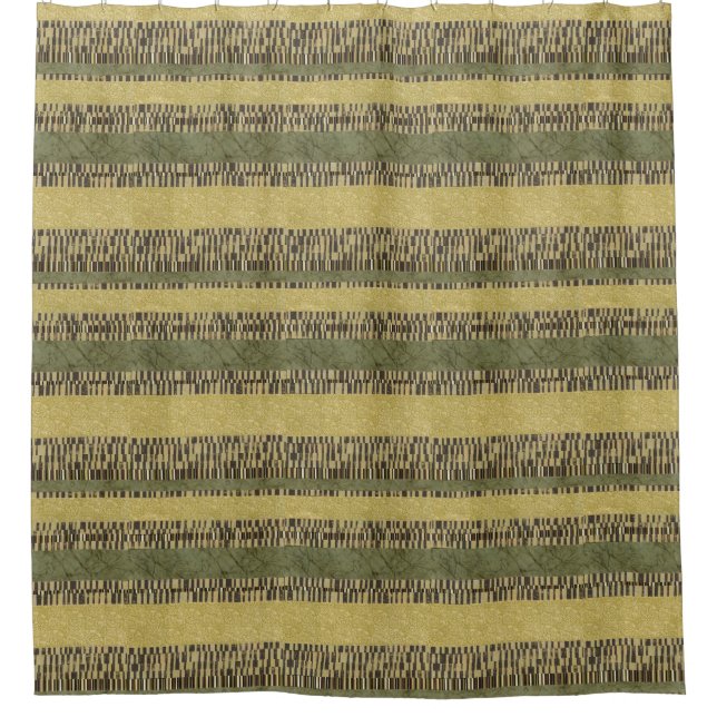 Gemusterte Panel-Malerei Duschvorhang (Vorderseite)