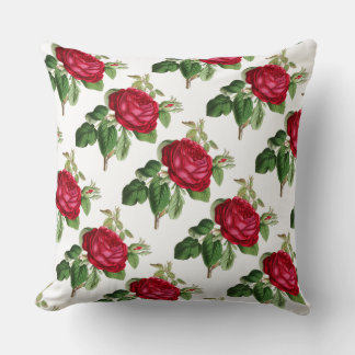 Gemusterte Rose Reversible Pilze Kissen