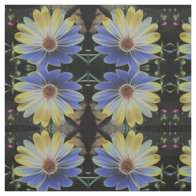 Gemusterte Stoffe aus afrikanischem Daisy Lapis un (Muster)