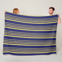 Gemusterte Streifen aus Gold und Marinebarnen