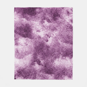 Gemusterte, violette, abstrakte, geschmückte, alte fleecedecke