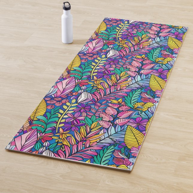 Gemusterte Yoga Mat Yogamatte (Beispiel)