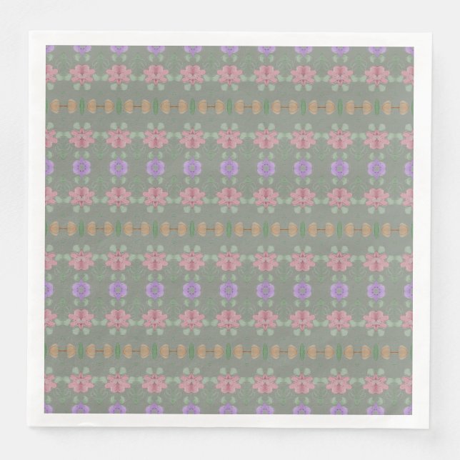 Gemusterter Designer Serviette (Vorderseite)