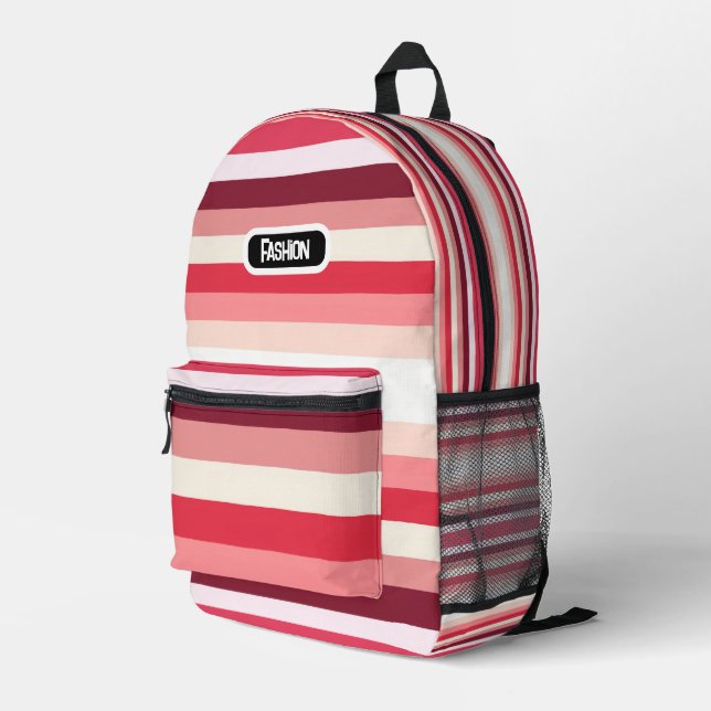 Gemusterter gedruckter Rucksack (Rückseitige Ecke Rechts)