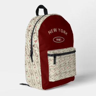 Gemusterter gedruckter Rucksack