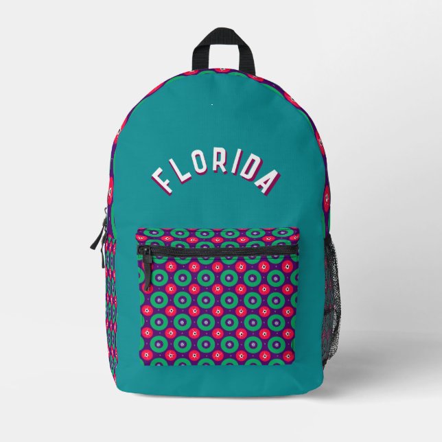Gemusterter gedruckter Rucksack (Vorderseite)