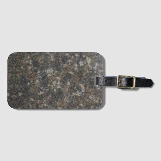 Gemusterter Marmor Gepäckanhänger (Vorderseite (Horizontal))