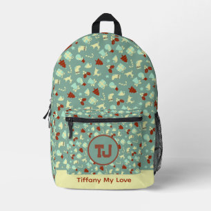 Gemusterter Rucksack für klassische Gymnastik-Trau