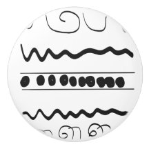 Gemusterter runder Fach-Schwarzweiss-Zug