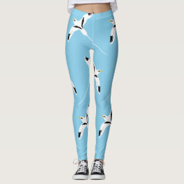 Gemusterter Tropicbird Blue Leggings