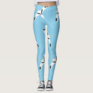 Gemusterter Tropicbird Blue Leggings