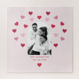 Gemustertes Foto Valentine Puzzle