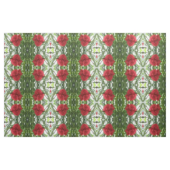 Gemustertes Gewebe aus roter Narben Stoff (Fat Quarter (45,7 x 55,9 cm))