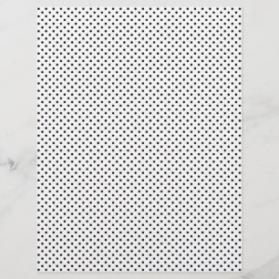 Gemustertes Scrapbook Paper von Black and Red Polk