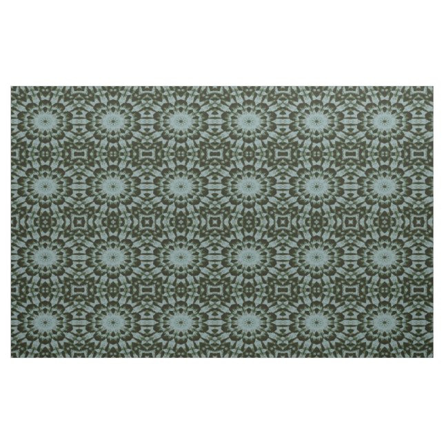 Gemustertes Stoff mit blauem und grünem Swirn (Yard (91,4 cm))