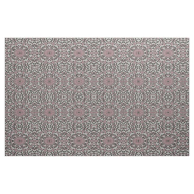 Gemustertes Stoff mit rosa und blauem Swirn (Yard (91,4 cm))