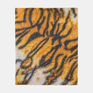 Gemustertes Tiger-Hintergrundmuster, Tiger, abstra Fleecedecke