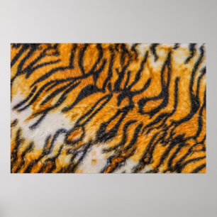 Gemustertes Tiger-Hintergrundmuster, Tiger, abstra Poster