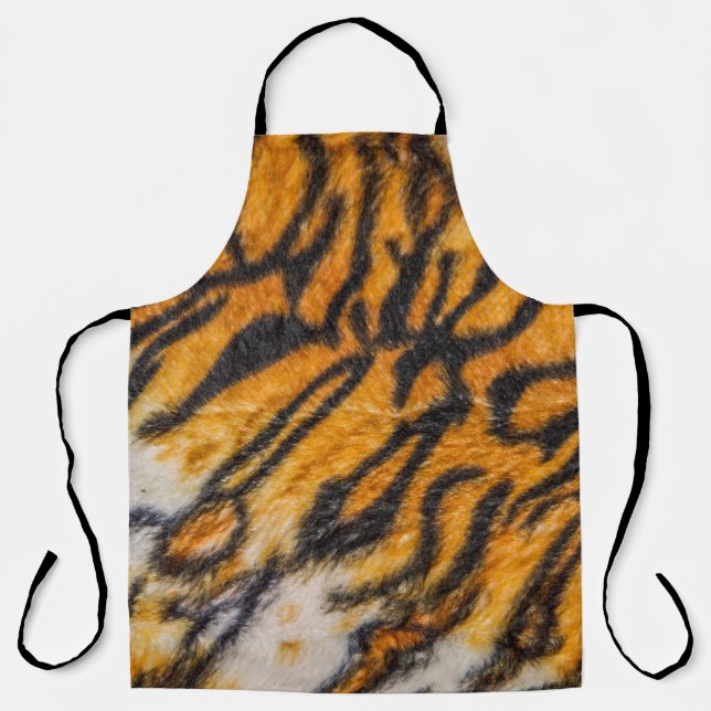 Gemustertes Tiger-Hintergrundmuster, Tiger, abstra Schürze (Vorderseite)