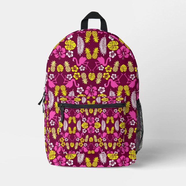 Gemustertes tropisches Obst Bedruckter Rucksack (Vorderseite)
