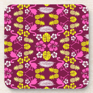 Gemustertes tropisches Obst Getränkeuntersetzer