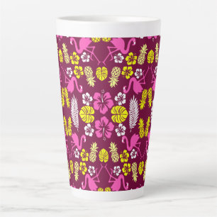 Gemustertes tropisches Obst Milchtasse