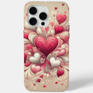 gemustertes Valentinherz Case-Mate iPhone Hülle