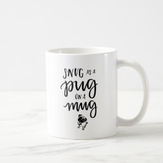 Gemütlich als Mops auf einer Tasse